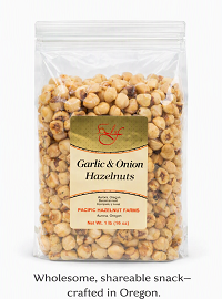 Garlic & Onion Hazelnuts 16oz